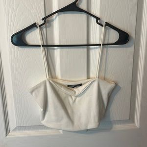Shein White Cropped Cami Top